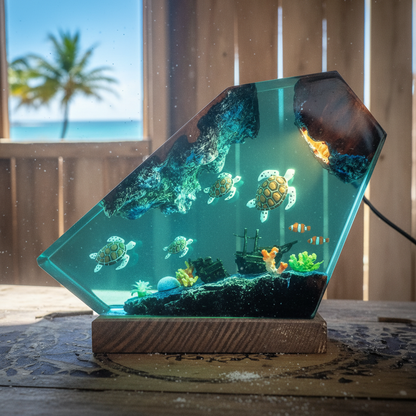 Manni's Ocean Resin Lamps