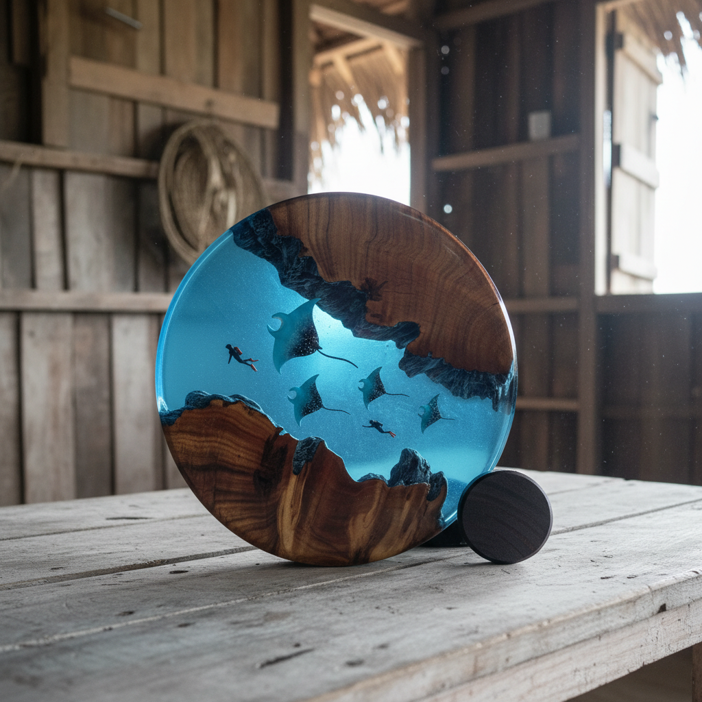 Manni's Ocean Resin Lamps