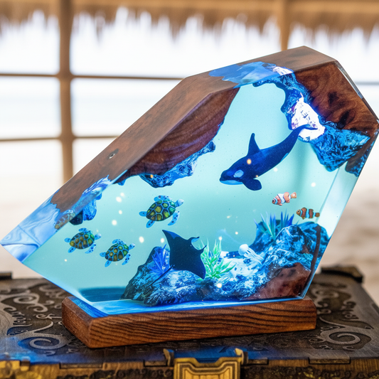 Manni's Ocean Resin Lamps